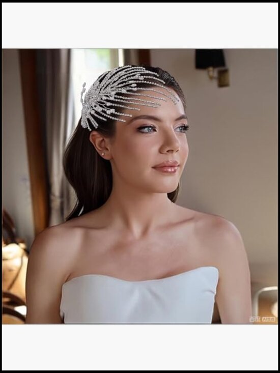 Crystal Bridal Headband Rhinestone Wedding Hair Accessory Bridesmaid Tiara main image 6